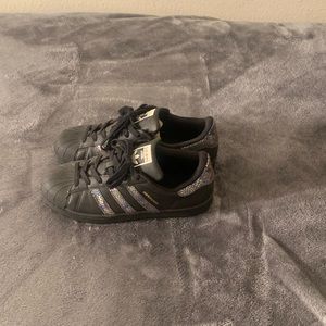 Adidas Superstar Snakeskin Shoes. Used shoes.